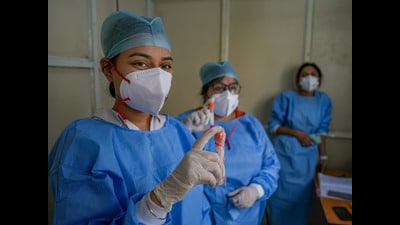 Mock drills were conducted at 123 hospitals in Pune city on Monday to assess preparedness for treating Covid-19 patients following an advisory by the government. (HT) Mock drills were conducted at 123 hospitals in Pune city on Monday to assess preparedness for treating Covid-19 patients following an advisory by the government. (HT)