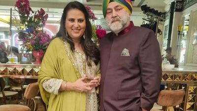 Nilu Kohli with her husband (Instagram)