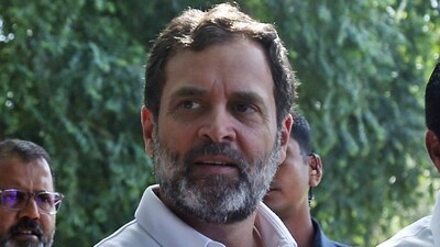 Rahul Gandhi's latest Adani tweet naming 5 former Congress leaders is at the centre of a new controversy. Rahul Gandhi's latest Adani tweet naming 5 former Congress leaders is at the centre of a new controversy.