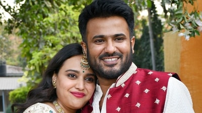 Swara Bhasker and Fahad Ahmad announced their engagement in February. (Yogen Shah) Swara Bhasker and Fahad Ahmad announced their engagement in February. (Yogen Shah)
