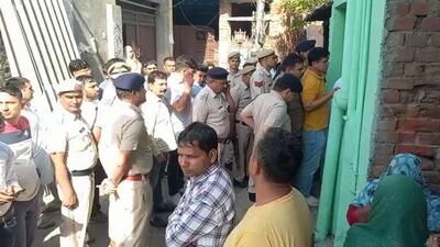Tension prevailed at Sandal Kalan village in Haryana’s Sonepat district on Monday, a day after a mob of 20 armed men allegedly attacked people offering prayers and vandalised a mosque. (Twitter) Tension prevailed at Sandal Kalan village in Haryana’s Sonepat district on Monday, a day after a mob of 20 armed men allegedly attacked people offering prayers and vandalised a mosque. (Twitter)