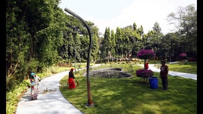 The Pune Municipal Corporation will start the recovery of ₹2.06 crore from land owner who had been given extra compensation during the land acquisition of Salisbury Park garden. (HT FILE PHOTO) The Pune Municipal Corporation will start the recovery of ₹2.06 crore from land owner who had been given extra compensation during the land acquisition of Salisbury Park garden. (HT FILE PHOTO)