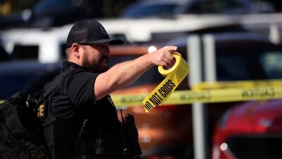 At least four people were killed and eight wounded after a shooting attack in downtown Louisville, Kentucky on Monday, police said. (Getty Images via AFP) At least four people were killed and eight wounded after a shooting attack in downtown Louisville, Kentucky on Monday, police said. (Getty Images via AFP)