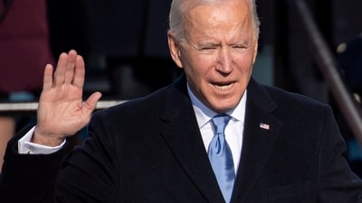 US president-elect Joe Biden is sworn in as the 46th U.S. President in 2021. (REUTERS file)