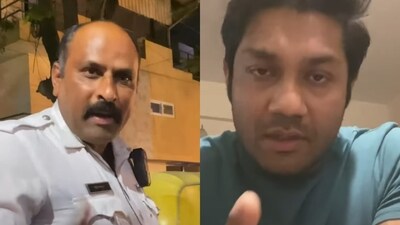 Bengaluru man alleges misbehavior by a cop for not knowing Kannada. VIDEO Bengaluru man alleges misbehavior by a cop for not knowing Kannada. VIDEO