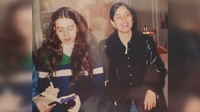 Karisma Kapoor: Lolo shared a major throwback photo with her sister Kareena Kapoor and captioned her post, "Always by each other’s side." (Instagram/@therealkarismakapoor) Karisma Kapoor: Lolo shared a major throwback photo with her sister Kareena Kapoor and captioned her post, "Always by each other’s side." (Instagram/@therealkarismakapoor)