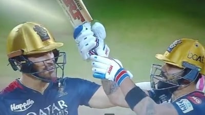 Virat Kohli, Faf du Plessis spotted arguing mid-pitch during LSG tie Virat Kohli, Faf du Plessis spotted arguing mid-pitch during LSG tie