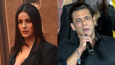 Shehnaaz Gill, Salman Khan and the cast of Kisi Ka Bhai Kisi Ki Jaan were present at an event in Mumbai. (ANI/Twitter photo) (ANI/Twitter) Shehnaaz Gill, Salman Khan and the cast of Kisi Ka Bhai Kisi Ki Jaan were present at an event in Mumbai. (ANI/Twitter photo) (ANI/Twitter)