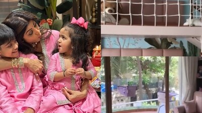 Shilpa Shetty decorated a new room for her daughter Samisha. Shilpa Shetty decorated a new room for her daughter Samisha.