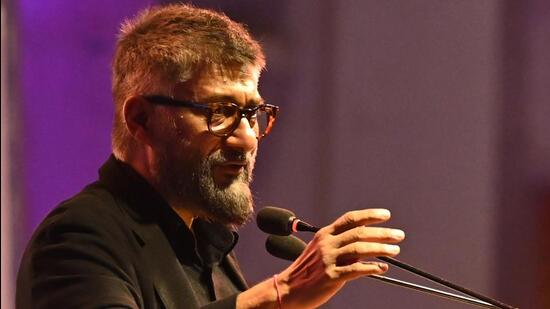 Film director Vivek Agnihotri at an event 'Basanta' at Indian Museum in Kolkata on March 12 (HT File/Samir Jana)