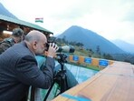 Home Minister Amit Shah reviewed military preparedness on the Kibithoo LAC on Monday Home Minister Amit Shah reviewed military preparedness on the Kibithoo LAC on Monday