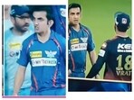 Gambhir's aggressive celebration followed by intense exchange with Virat Kohli. Gambhir's aggressive celebration followed by intense exchange with Virat Kohli.
