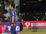 Virat Kohli with Gautam Gambhir; Harshal Patel Virat Kohli with Gautam Gambhir; Harshal Patel