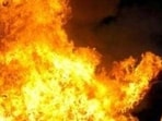 Fire breaks out in Delhi.