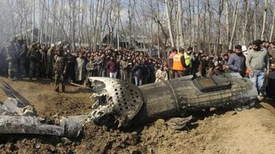 A surface-to-air missile brought down the Russian-origin utility helicopter on Feb 27, 2019. (HT file photo) A surface-to-air missile brought down the Russian-origin utility helicopter on Feb 27, 2019. (HT file photo)