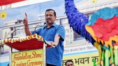 Delhi Chief Minister Arvind Kejriwal addresses a gathering. (ANI Photo) (Shrikant Singh) Delhi Chief Minister Arvind Kejriwal addresses a gathering. (ANI Photo) (Shrikant Singh)