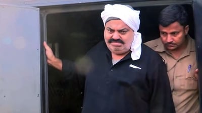 Atiq Ahmad has been named in more than 100 criminal cases, including the recent Umesh Pal murder case (ANI) Atiq Ahmad has been named in more than 100 criminal cases, including the recent Umesh Pal murder case (ANI)