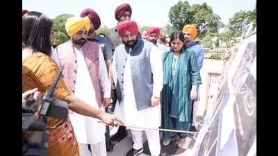 CM Bhagwant Mann in Anandpur Sahib. (HT Photo) CM Bhagwant Mann in Anandpur Sahib. (HT Photo)