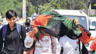Even the state capital of Hyderabad recorded a maximum temperature of 39.3°C, which is the lowest in the state. (HTFile) Even the state capital of Hyderabad recorded a maximum temperature of 39.3°C, which is the lowest in the state. (HTFile)