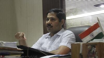 It was late on Monday evening that the Haryana government announced the appointment of MCG commissioner Meena as the chief executive officer of GMDA as well. (HT Photo) It was late on Monday evening that the Haryana government announced the appointment of MCG commissioner Meena as the chief executive officer of GMDA as well. (HT Photo)