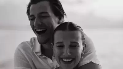 Mille Bobby Brown announced her engagement to boyfriend Jake Bongiovi with a Taylor Swift song. Mille Bobby Brown announced her engagement to boyfriend Jake Bongiovi with a Taylor Swift song.