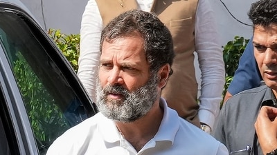 The former Congress chief was on March 24 disqualified from the Lok Sabha following his conviction by the Chief Judicial Magistrate's court in the four-year-old case. (PTI) The former Congress chief was on March 24 disqualified from the Lok Sabha following his conviction by the Chief Judicial Magistrate's court in the four-year-old case. (PTI)