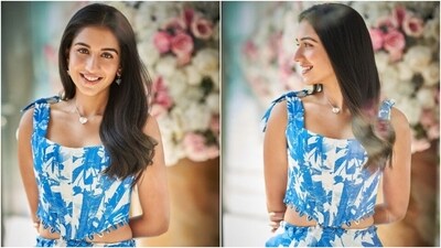 Anant Ambani's to-be-wife Radhika Merchant is radiant in a floral corset top and skirt. (Instagram) Anant Ambani's to-be-wife Radhika Merchant is radiant in a floral corset top and skirt. (Instagram)