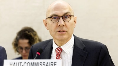UN High Commissioner for Human Rights Volker Turk. (AP) UN High Commissioner for Human Rights Volker Turk. (AP)