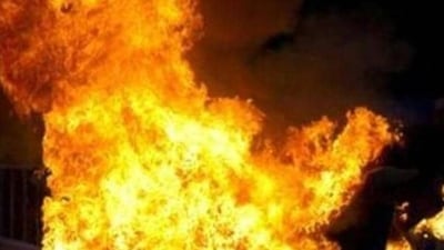 Fire breaks out in Delhi. (Satyabrata Tripathy/HT File Photo) Fire breaks out in Delhi. (Satyabrata Tripathy/HT File Photo)