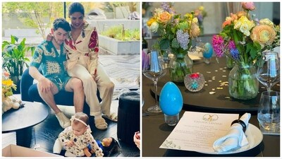 Nick Jonas has posted pics from his family's Easter celebration.