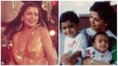 Zeenat Aman has shared an unseen picture with her kids. Zeenat Aman has shared an unseen picture with her kids.