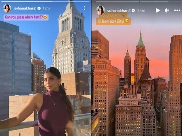 Suhana Khan posted new photos on her Instagram account. Suhana Khan posted new photos on her Instagram account.
