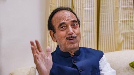 Jammu Kashmir Congress has hit out at Ghulam Nabi Azad over his comments on Nehru and the Gandhi family. (PTI)