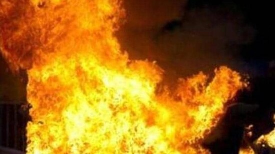 Fire breaks out in Delhi. (Satyabrata Tripathy/HT File Photo)