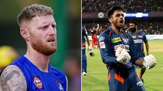 Ben Stokes did not seen happy with Ravi Bishnoi's tactics. (PTI/IPL)