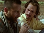 Saif Ali Khan and Deepak Dobriyal in a still from Omkara.