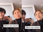 Snapshot of the Korean woman speaking in Punjabi. Snapshot of the Korean woman speaking in Punjabi.