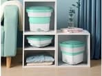 Mini washing machines are ideal for small loads and quick washes.