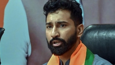 Anil Antony, son of Congress leader A K Antony, had recently joined the Bharatiya Janata Party. (HT_PRINT) Anil Antony, son of Congress leader A K Antony, had recently joined the Bharatiya Janata Party. (HT_PRINT)