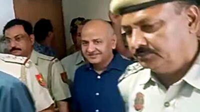 ED arrested Sisodia from Tihar Jail where he was lodged in a CBI investigation of the case. (ANI) ED arrested Sisodia from Tihar Jail where he was lodged in a CBI investigation of the case. (ANI)