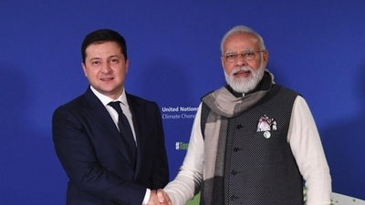 Ukrainian President Volodymyr Zelensky and PM Narendra Modi (File)