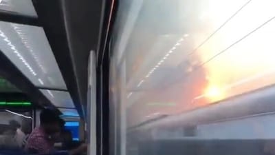 A screengrab from the video shared by railway minister Ashwini Vaishnaw. A screengrab from the video shared by railway minister Ashwini Vaishnaw.