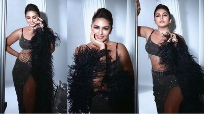 Huma's ensemble was a true work of art, with attention-grabbing design elements that made her look effortlessly chic and glamorous. (Instagram/@iamhumaq) Huma's ensemble was a true work of art, with attention-grabbing design elements that made her look effortlessly chic and glamorous. (Instagram/@iamhumaq)