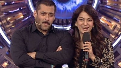 Salman Khan and Juhi Chawla have featured together in Deewana Mastana.