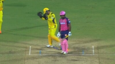 Jadeja dismisses Samson (IPL) Jadeja dismisses Samson (IPL)