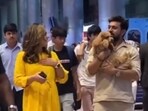 Ram Charan with his wife Upasana Konidela. Ram Charan with his wife Upasana Konidela.