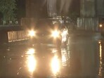 Due to the rains, Western Express Highway and Jogeshwari-Vikhroli Link Road were seen waterlogged on Thursday.