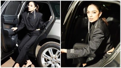 Sobhita Dhulipala has lately been acing her Instagram game. All thanks to her style team and her incredible boss-lady energy. In her latest post, the actor can be seen levelling up her style game in a complete Gucci outfit. (Instagram/@sobhitad) Sobhita Dhulipala has lately been acing her Instagram game. All thanks to her style team and her incredible boss-lady energy. In her latest post, the actor can be seen levelling up her style game in a complete Gucci outfit. (Instagram/@sobhitad)