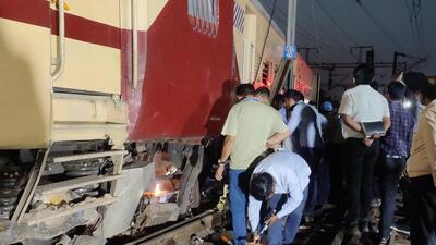 Four coaches of empty coaching rake of NDLS SVDK 04078 derailed between Shivaji Bridge and New Delhi Railway Station on Thursday. (HT Photo) Four coaches of empty coaching rake of NDLS SVDK 04078 derailed between Shivaji Bridge and New Delhi Railway Station on Thursday. (HT Photo)