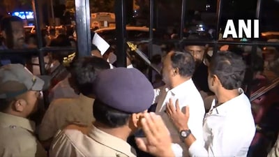 Several others held another protest demanding tickets for leaders from the Kshatriya community. Several others held another protest demanding tickets for leaders from the Kshatriya community.